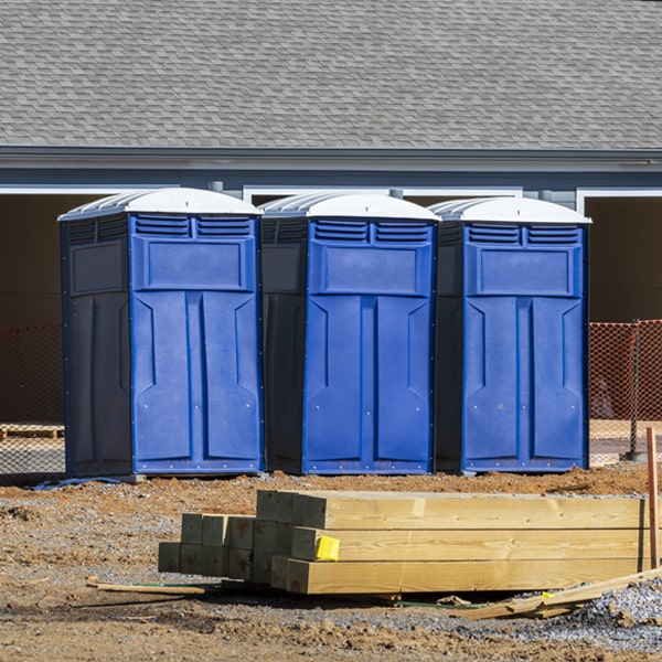 how do you ensure the portable restrooms are secure and safe from vandalism during an event in Sumiton